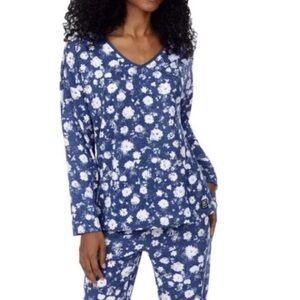 DKNY Sleep Joggers Set blue flower